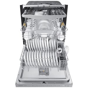 Samsung Bespoke 24 in. Top Control Smart Dishwasher with 46 dBa Sound Level, 3rd-Rack, AutoRelease & Pocket - White Glass, , hires