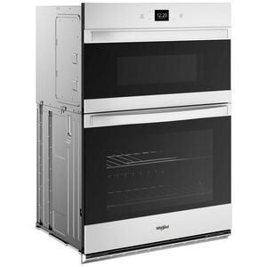 Whirlpool 27 in. 5.7 cu. ft. Electric Smart Oven/Microwave Combo Wall Oven with Standard Convection & Self Clean - White, , hires