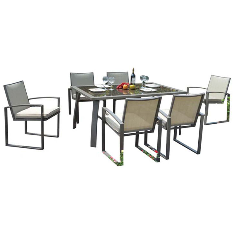 Pelican Reef Moldova 7-Piece Dining Set - Gray, , hires