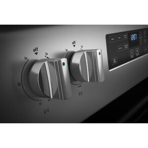 Maytag 30 in. 5.3 cu. ft. Air Fry Standard Convection Electric Range with Radiant Burners - Fingerprint Resistant Stainless, , hires