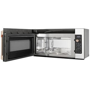 Cafe 30 in. 1.7 cu. ft. 950W Over-the-Range Microwave with 300 CFM, Convection & Sensor Cooking - Matte White, Matte White, hires