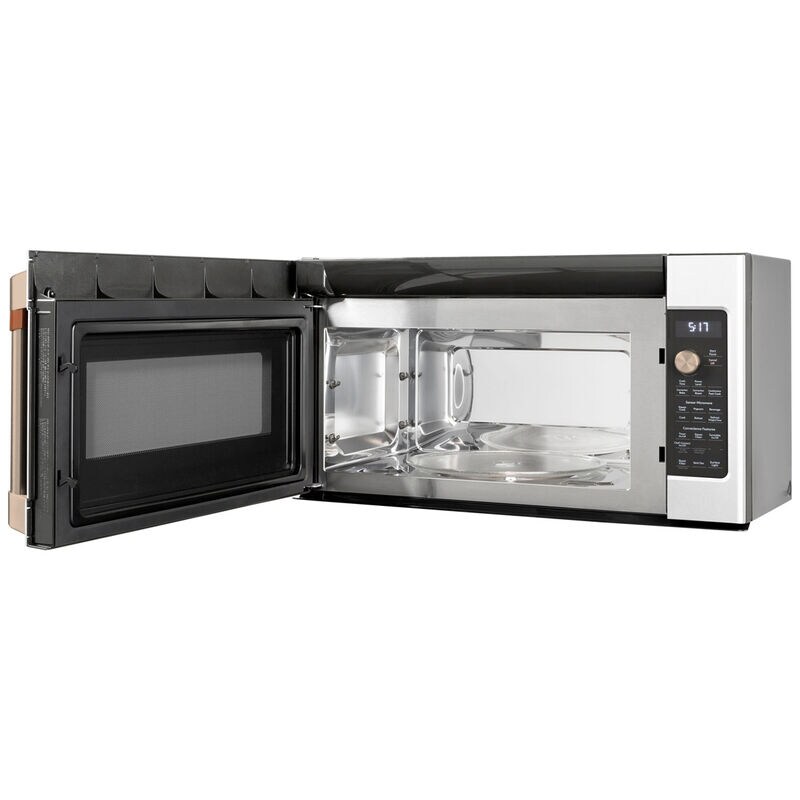 Cafe 30 in. 1.7 cu. ft. 950W Over-the-Range Microwave with 300 CFM, Convection & Sensor Cooking - Matte White, Matte White, hires