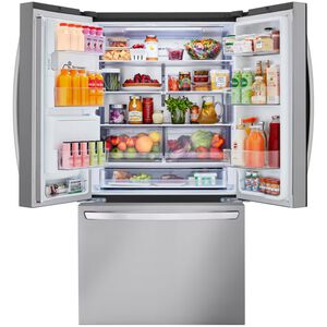 LG 36 in. 30.7 cu. ft. Smart French Door Refrigerator with Ice & Water Dispenser - PrintProof Stainless Steel, , hires