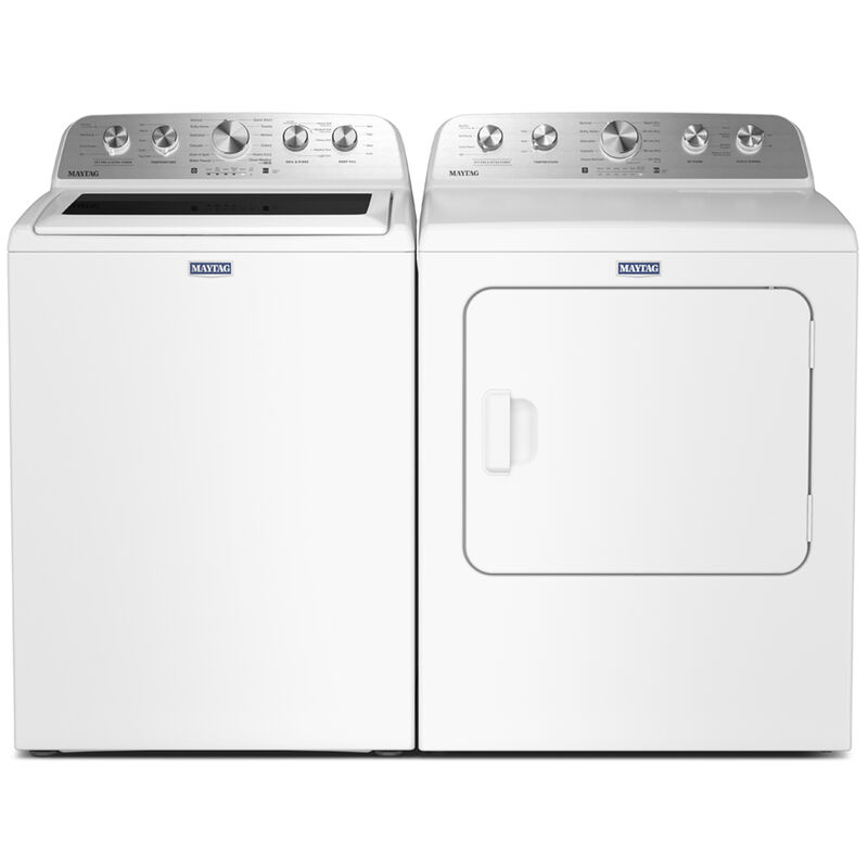 Maytag Pet Pro 29 in. 7.0 cu. ft. Electric Dryer with Sensor Dry & Steam Cycle - White, White, hires