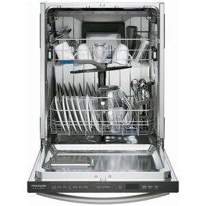 Frigidaire Gallery 24 in. Built-In Dishwasher with Top Control, 47 dBA Sound Level, 14 Place Settings, 7 Wash Cycles & Sanitize Cycle - Stainless Steel, , hires