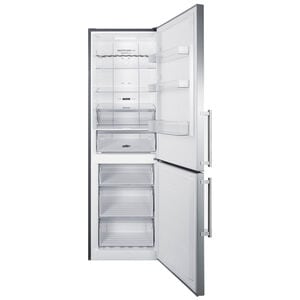 Summit 24 in. 10.6 cu. ft. Counter Depth Bottom Freezer Refrigerator - Stainless Steel, , hires