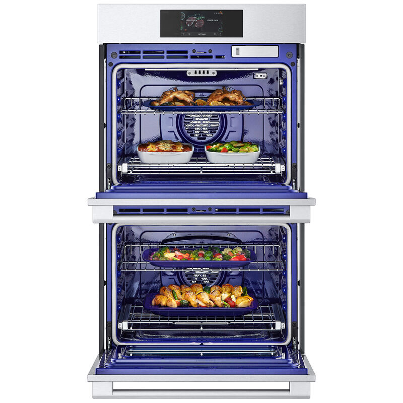LG Studio 30" 9.4 Cu. Ft. Electric Smart Double Wall Oven with True European Convection & Self Clean - Stainless Steel, , hires