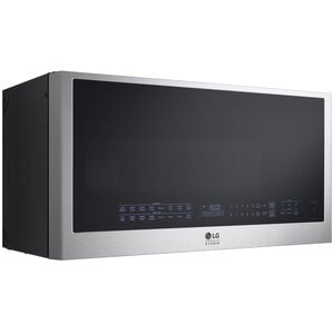 LG Studio 30" 1.7 Cu. Ft. Over-the-Range Microwave with 10 Power Levels, 300 CFM & Sensor Cooking Controls - PrintProof Stainless Steel, , hires
