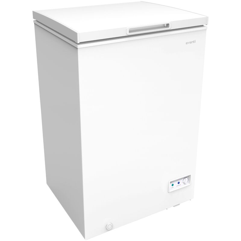 Avanti 21 in. 3.5 cu. ft. Garage-Ready Compact Chest Freezer - White, White, hires