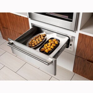 Cafe 30 in. 1.9 cu. ft. Warming Drawer with Humidity Control - Stainless Steel, Stainless Steel, hires