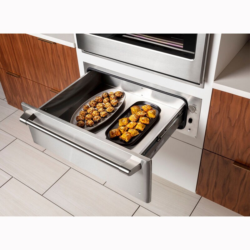 Cafe 30 in. 1.9 cu. ft. Warming Drawer with Humidity Control - Stainless Steel, Stainless Steel, hires