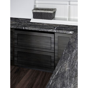 Summit 30 in. 5.4 cu. ft. Outdoor Double Refrigerator Drawers - Stainless Steel, , hires