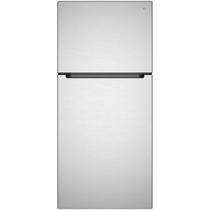 GE 30 in. 21.0 cu. ft. Garage-Ready Top Freezer Refrigerator - Fingerprint Resistant Stainless, Fingerprint Resistant Stainless, hires