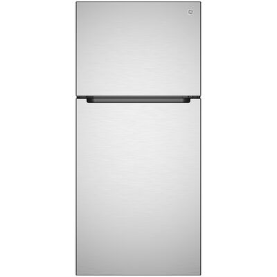 GE 30 in. 21.0 cu. ft. Garage-Ready Top Freezer Refrigerator - Fingerprint Resistant Stainless | GPS21KYZFS