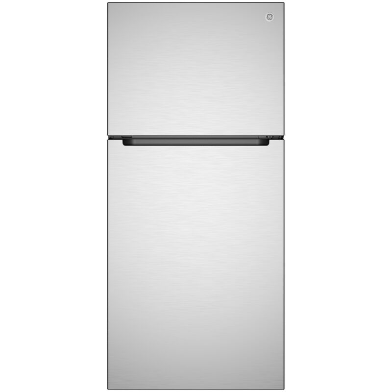 GE 30 in. 21.0 cu. ft. Garage-Ready Top Freezer Refrigerator - Fingerprint Resistant Stainless, Fingerprint Resistant Stainless, hires