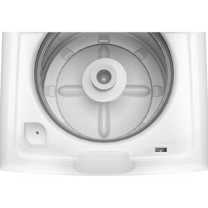 GE 27 in. 4.0 cu. ft. Top Load Washer with Stainless Steel Basket, Water Level Control & Agitator - White, , hires