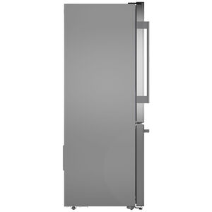 Bosch 100 Series 33 in. 17.2 cu. ft Counter Depth Bottom Freezer Refrigerator with Ice Maker - Stainless Steel, , hires