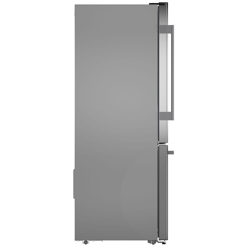 Bosch 100 Series 33 in. 17.2 cu. ft Counter Depth Bottom Freezer Refrigerator with Ice Maker - Stainless Steel, , hires