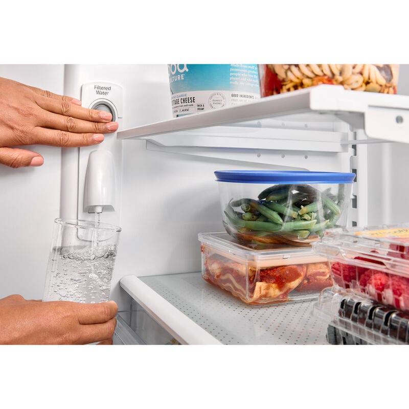 Whirlpool 36 in. 20 cu. ft. Counter Depth French Door Refrigerator with Internal Water Dispenser - Fingerprint resistant Black Stainless, Fingerprint Resistant Black Stainless, hires