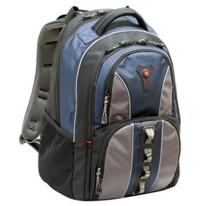 Wenger Cobalt 15.6" Computer Backpack - Blue/Gray, , hires