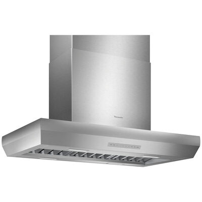 Thermador Professional Series 42 in. Smart Chimney Style Range Hood with 4 Speed Settings, Ducted Venting & 4 LED Lights - Stainless Steel | HPIN42WS