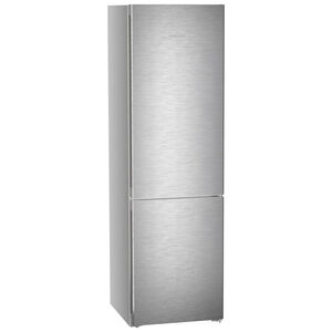 Liebherr Plus 24 in. 12.8 cu. ft. Smart Counter Depth Bottom Freezer Refrigerator with Ice Maker - Stainless Steel, , hires