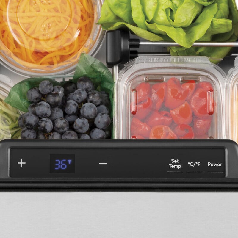 Cafe 24 in. 5.7 cu. ft. Double Refrigerator Drawers - Stainless Steel, Stainless Steel, hires