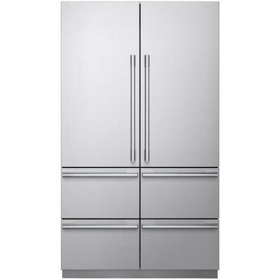 SKS 48 in. 26 cu. ft. Built-In Smart Counter Depth 6-Door French Door Refrigerator with Internal Water Dispenser - Custom Panel Ready | SKSFD4826P