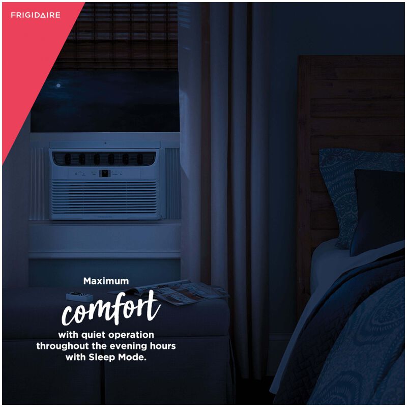 Frigidaire 6,000 BTU 115V Window Air Conditioner with 3 Fan Speeds, Sleep Mode & Remote Control - White, , hires