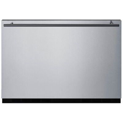 Summit 24 in. 2.0 cu. ft. Outdoor Refrigerator Drawer - Stainless Steel/Panel Ready | SDR24