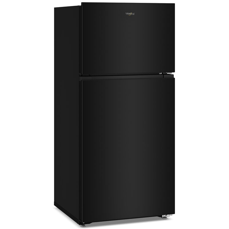 Whirlpool 28 in. 14.3 cu. ft. Top Freezer Refrigerator - Black, Black, hires