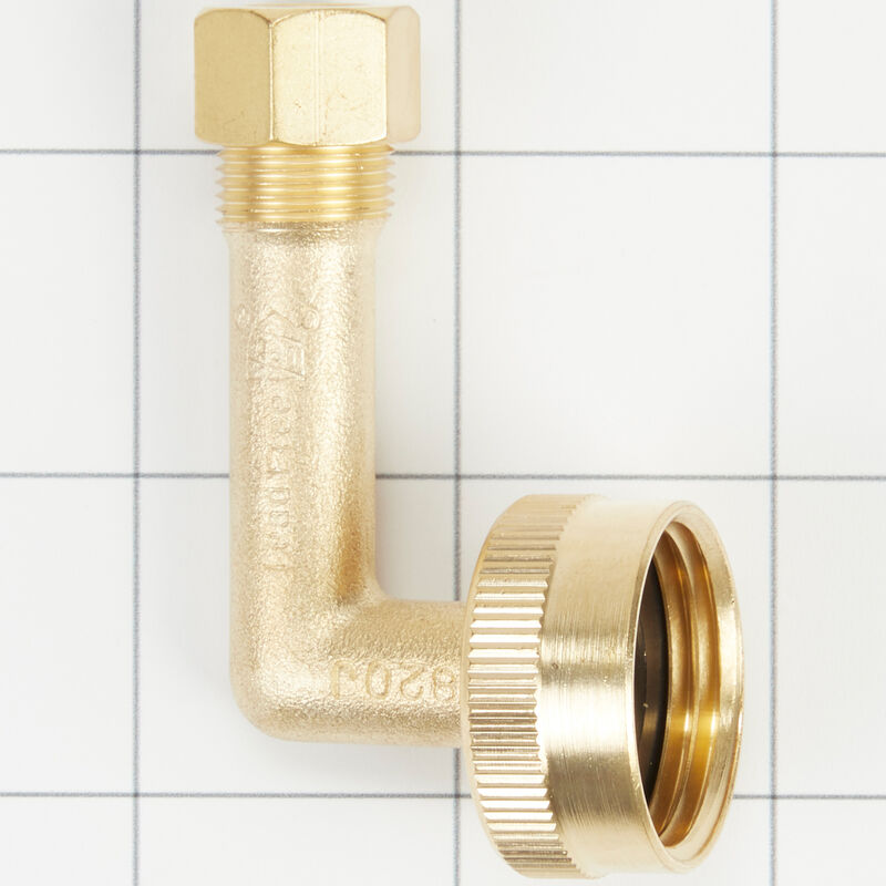 KitchenAid Dishwasher Water Inlet Fitting - Brass, , hires