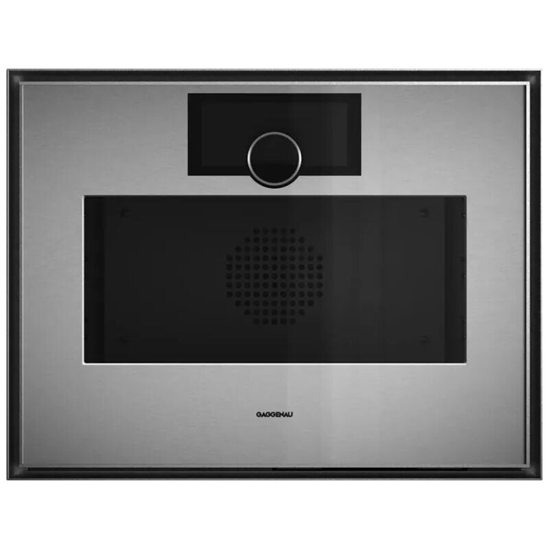 Gaggenau Expressive Series 24 in. 1.8 cu. ft. Smart Steam Electric Single Wall Oven with Standard Convection - Stainless Steel, , hires