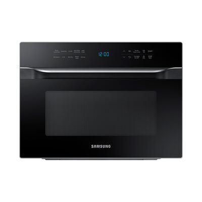 Samsung PowerGrill Duo 21 in. 1.2 cu.ft Countertop Microwave with 10 Power Levels & Sensor Cooking Controls - Black Stainless Steel | MC12J8035CT