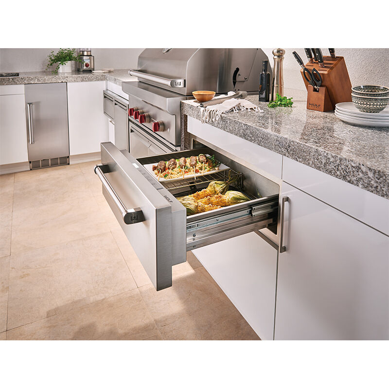 Wolf 30 in. 1.6 cu. ft. Warming Drawer with Humidity Control - Custom Panel Ready, , hires