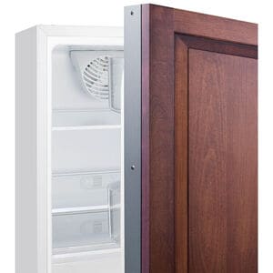 Summit 21 in. 3.5 cu. ft. Undercounter Refrigerator - Custom Panel Ready with White Cabinet, , hires