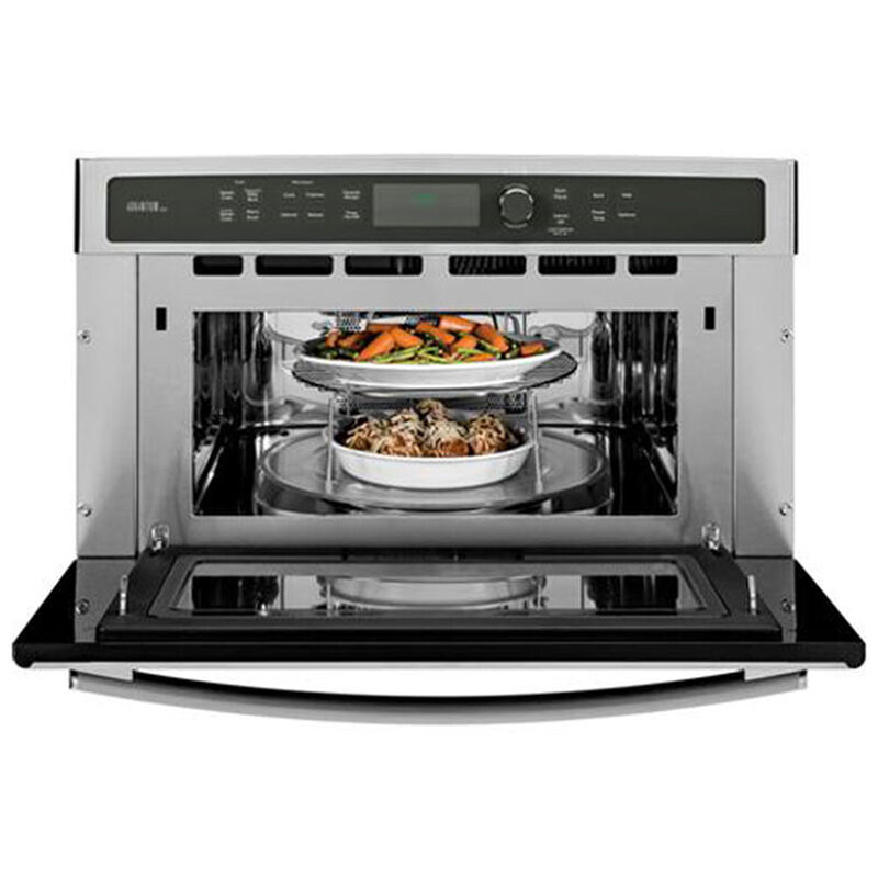 GE Profile Series 30" 1.7 Cu. Ft. Electric Wall Oven with True European Convection - Stainless Steel, Stainless Steel, hires