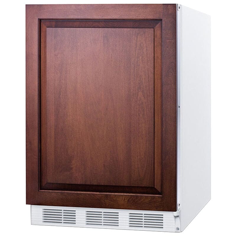 Summit 24 in. 5.1 cu. ft. ADA Complaint Undercounter Refrigerator - Custom Panel Ready with White Cabinet, , hires