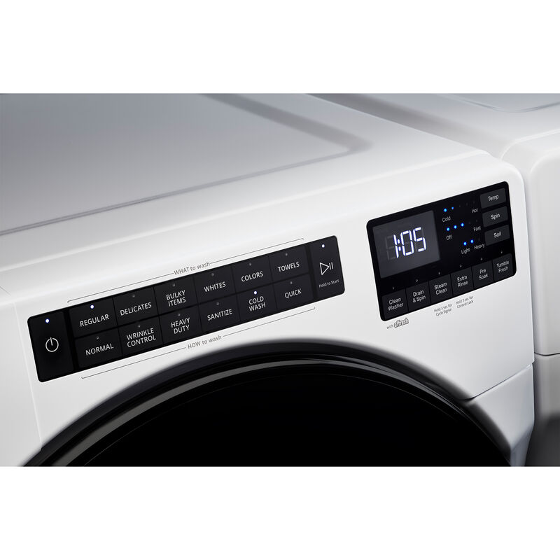 4.5 Cu. Ft. Front Load Washer with Quick Wash Cycle White WFW5605MW