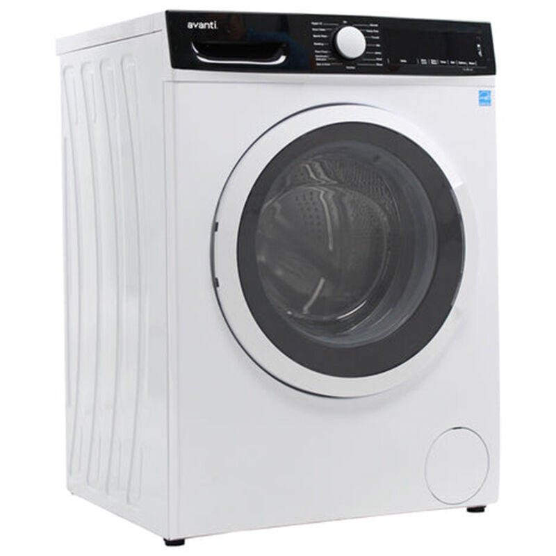 Avanti 24 in. 2.2 cu. ft. Stackable Front Load Washer with Sanitize & Steam Cycle - White, , hires