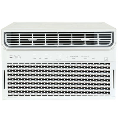GE Profile 13,500 BTU Smart Energy Star Window Air Conditioner with Inverter, 3 Fan Speeds & Remote Control - White | AHTR14AC