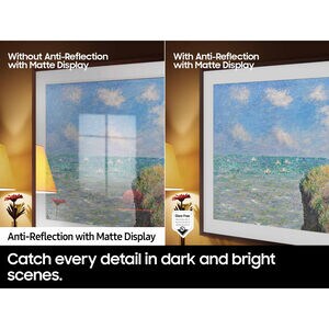 Samsung - 75" Class The Frame (LS03D) Series QLED 4K UHD Smart Tizen TV, , hires