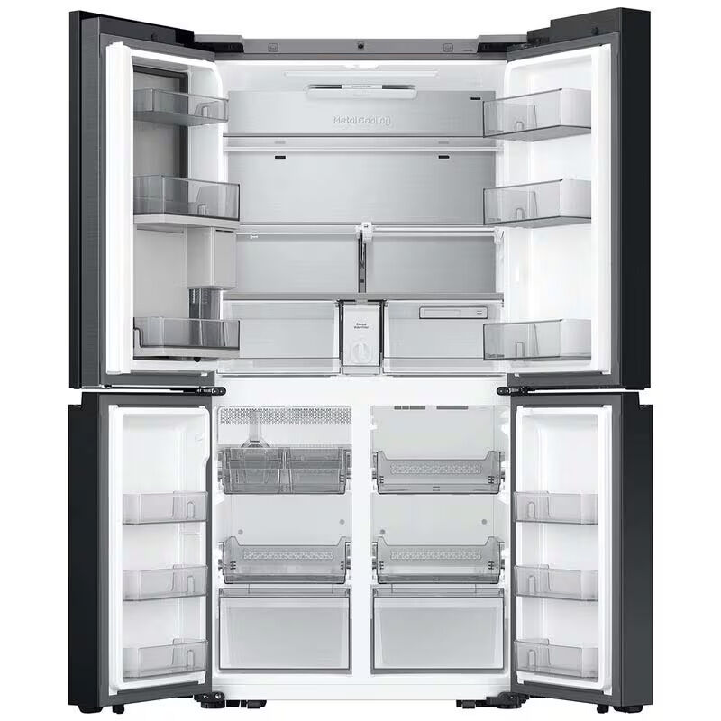Samsung Bespoke 36 in. 22.5 cu. ft. Smart Counter Depth 4-Door French Door Refrigerator with Internal Water Dispenser - Fingerprint Resistant Stainless Steel, Fingerprint Resistant Stainless, hires