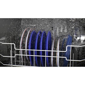 GE 24 in. Front Control Flush-Mount Dishwasher with 52 dBa Sound Level, Dry Boost & Pocket Handle - Stainless Steel, Stainless Steel, hires