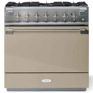 AGA Elise 36 in. 4.5 cu. ft. Dual Convection Dual Fuel Range with 5 Sealed Burners - Fawn, , hires