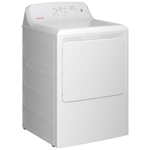 Hotpoint 27 in. 6.2 cu. ft. Gas Dryer with Up To 120 ft. Venting & Shallow Depth - White, , hires