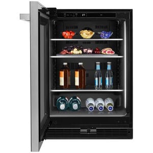 JennAir Noir 24 in. 5.2 cu. ft. Built-In Undercounter Refrigerator - Black, , hires