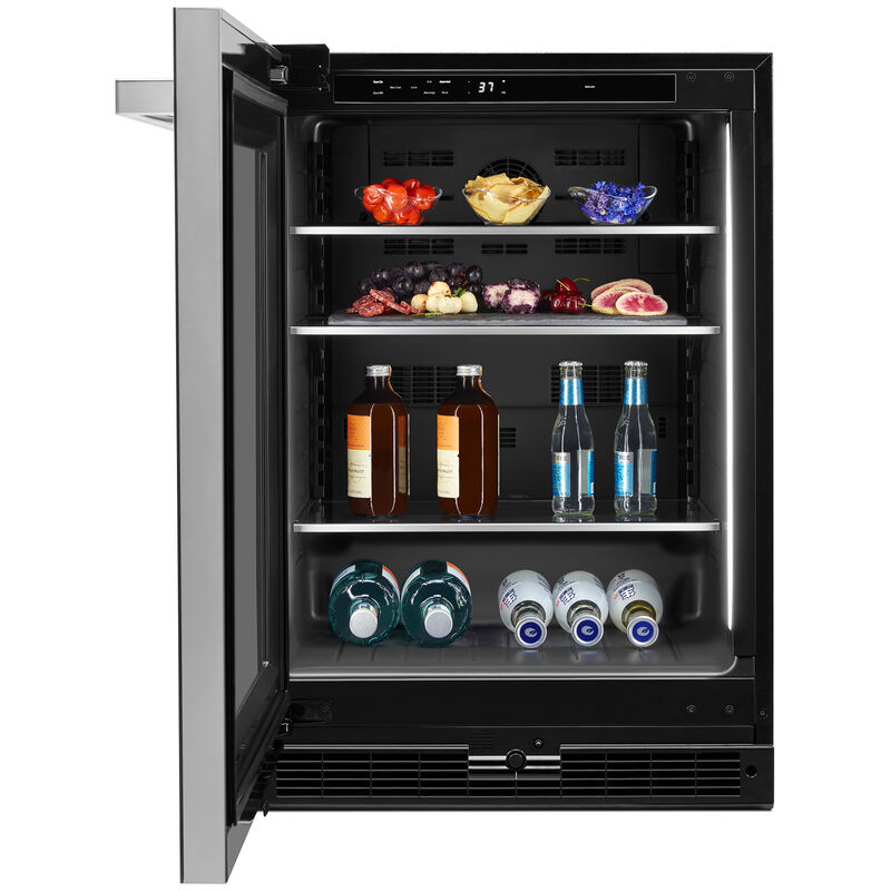 JennAir Noir 24 in. 5.2 cu. ft. Built-In Undercounter Refrigerator - Black, , hires