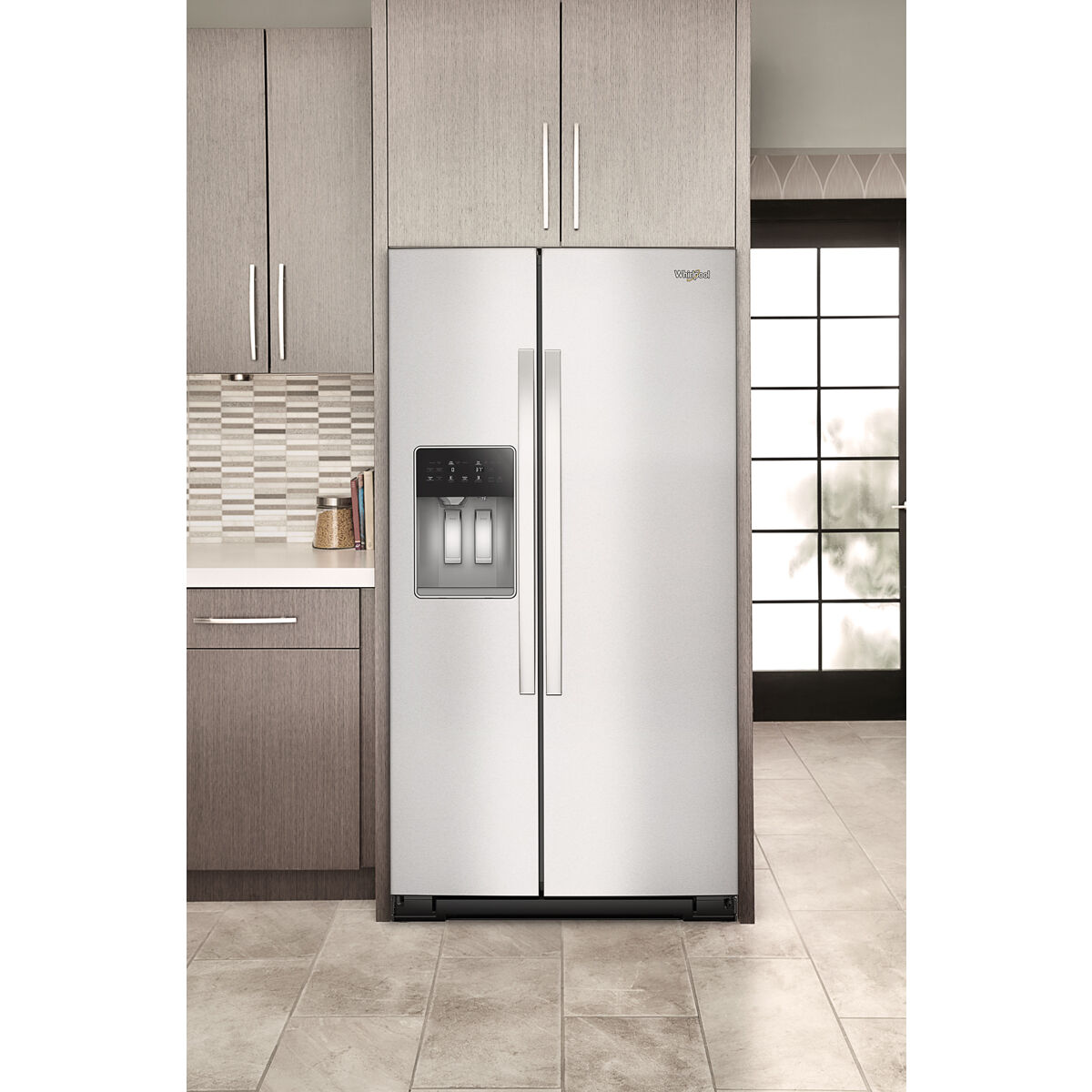 Whirlpool 36 in. 28.7 cu. ft. Side-by-Side Refrigerator with Ice