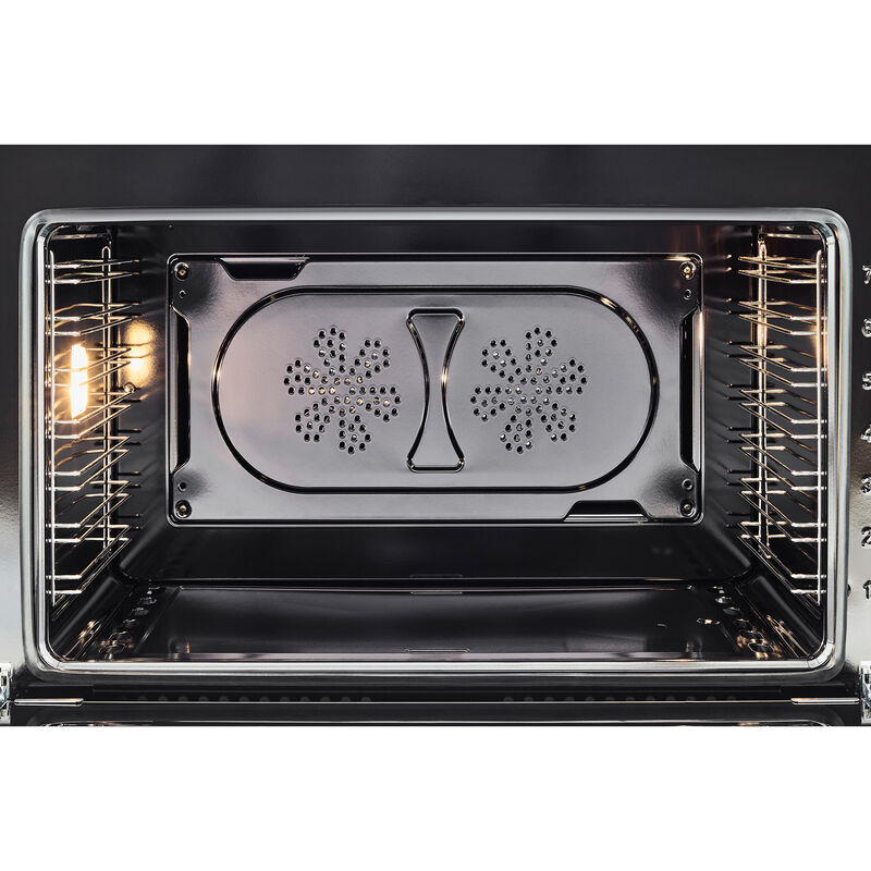 Bertazzoni Professional Series 30 in. 4.7 cu. ft. Dual Convection Gas Range with 4 Sealed Burners - Stainless Steel, Stainless Steel, hires